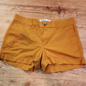Women's Mustard Shorts